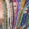 Nuevas cuentas de barril pequeñas de piedra natural, cuentas sueltas hechas a mano, pulsera, collar, pendientes, suéter, cadena, accesorios de joyería al por mayor