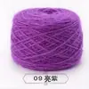 Hilo de Terciopelo Ardilla Grosor Medio Hecho a Mano DIY Aguja de Tejer Sombrero Bufanda Suéter Ropa Exterior Hilo de Seda Mohair Brillante