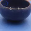 Joias de Prata Yongyi Brincos de Prata Esterlina S925 Brincos de Estrela e Lua Personalidade Feminina Assimétricos Feitos à Mão