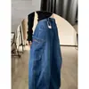 Jeans Scimitar com Design de Street Style Americano para Mulheres Verão 2026 Novo Tamanho Grande Calças Sickle de Perna Larga Comprimento Total