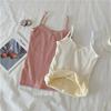 Ropa interior térmica para mujer con forro polar, terciopelo alemán, algodón acanalado, camisola base para estudiantes, camiseta sin mangas versátil, se puede usar por fuera, prenda interior que genera calor