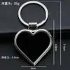 Pingente chaveiro de metal moda negócios cartão único chaveiro de carro anti-perda chaveiro presente prático chaveiro com gravação de LOGOTIPO