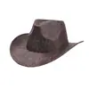 Fornecimento Transfronteiriço Chapéu de Aba Reta Amazon Chapéu de Feltro Cor Sólida Chapéu Jazz Retrô Britânico Chapéu de Cavalheiro Unissex com Aba Reta