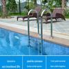 Escada subaquática para piscina aço inoxidável 304 ralo série SM corrimão de piscina escada subaquática para piscina