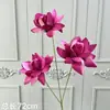Arranjo de flores de rosa com 3 cabeças para cerimônia de casamento, decoração de corredor, flores artificiais para decoração de casamento, flores artificiais para decoração de quarto de casamento