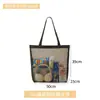 Bolsa de Praia Transparente de Malha Personalizada com Separação Úmida e Seca, Bolsa Drenante de Grande Capacidade para Natação, Férias na Praia e Armazenamento Portátil