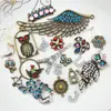 Al por mayor DIY material hecho a mano accesorios para joyería colgante de aleación de diamante mixto 10 40 yuanes aleatorio