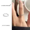 Anillo de Plata de Ley 925 con Diseño de Nariz de Cerdo Lan Zhi Estilo Ins para Mujer Diseño de Nicho Personalidad Simple