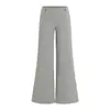 Pantalones de Caminar Casuales Versátiles de Moda con Forro Polar, Cremalleras Laterales, Forro Polar, Engrosados, Sueltos, Adelgazantes, Pantalones Rectos Versátiles, Pantalones de Longitud Completa