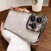 Adecuado para Funda de Teléfono Apple 16 Plus, Nuevo iPhone 17 Pro Max Galvanizado Anti-Caídas Dibujo Animado 16 Puntos