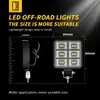 DxzTaxa Não IncluídaModelo Mais Vendido Luz de Trabalho LED Quadrada Mini 3 polegadas para Carro Holofote Luz Auxiliar Luz de Direção