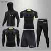Traje esportivo transfronteiriço masculino para fitness, calça legging de secagem rápida, seda gelada, equipamento de corrida, traje para corrida matinal, traje de treino para basquete, atletismo