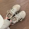 Tênis de Treino Alemão Retrô de Solado Plano Feminino 2026 Novo Outono Mais Vendido Sapatos Forrest Gump Tênis Casuais Board Shoes Esportivos Feminino