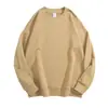 Coletes Mingqi masculinos 2023 primavera e outono marca de tendência gola redonda 380g terry algodão pesado cor sólida pulôver casual para usar por baixo