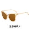 Nuevas gafas de sol retro de ojo de gato con montura grande para mujer, gafas de sol con protección solar para hombre, venta al por mayor, generación de cabello en vivo.