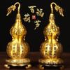 Nuevo Modelo Ornamento de Calabaza Cien Bendiciones de Cobre con Base de Cobre para Hogar, Oficina y Sala de Estar