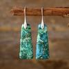 Aretes de Piedra Natural Bohemios de Alta Calidad y Nuevo Estilo Aretes Aretes Lujo Ligero Temu Hityin Joyería de Moda Transfronteriza