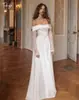 Vestido de noiva leve de manga comprida e um ombro, nova coleção outono 2026, disponível no AliExpress, vestido de noiva moderno de um fabricante