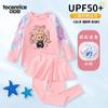 Traje de Baño Infantil para Niñas 2025 Verano Secado Rápido Protección Solar Manga Larga Traje de Baño Dividido para Niñas Pequeñas