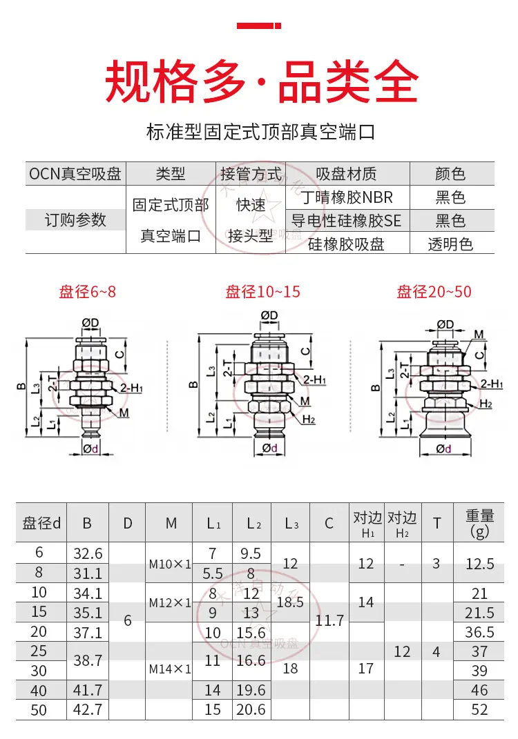 标准型带金具