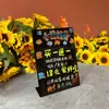 Pizarrón Pequeño de Acrílico, Borrable, Tablero para Exhibir Precios en Salón de Clases, Tablero para Exhibir en Puesto, Tarjeta de Escritorio, Letrero de Mesa, Tablero Publicitario, Lista de Precios