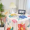 Toalha de Mesa Estilo Ins Tapete de Mesa Dormitório Estudantil Menina Quarto Fofo Aprendizagem Capa Protetora de Pó Mesa de Cabeceira Tapete de Mesa