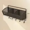 Prateleira de armazenamento de parede sem furos, um ótimo item para dormitórios estudantis, solução de armazenamento de cabeceira, ferramenta mágica de armazenamento para quarto de dormitório, prateleira de cesta de parede
