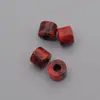 Cuentas Cilíndricas de Color Degradado Difuminado Acrílico con Agujero Grande Piedra Tipo Cristal Sueltas Material para Pulsera de Abalorios DIY