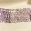 Contas de cristal branco imitação natural em formato de abóbora para atacado, contas semiacabadas de aquamarina e ametista em formato de lanterna, acessórios para joias DIY