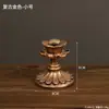 Ornamentos de Castiçal de Ferro Forjado Estilo Europeu Retrô para Mesa de Jantar em Casa Adereços para Jantar Romântico à Luz de Velas Castiçal de Três Braços Estilo Francês