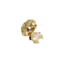 Lujosos Gemelos Metálicos Huecos Cuadrados con Diamantes para Hombre, Accesorios de Moda Vintage de Alta Gama, Juegos de Botones, Broches a Presión, Transfronterizo