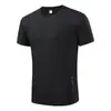 Nuevos Tops Casuales de Manga Corta de Seda Helada de Verano para Hombre, Par, Holgados, de Secado Rápido, Cómodos, para Exteriores, Cuello Redondo, Tops de Fitness