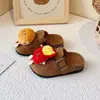 Lindas Sandalias Birkenstock de Dibujos Animados para Niñas, Para Uso en Exteriores, Nueva Colección Primavera 2025 Estilo Perezoso Birkenstock Sandalias Cerradas de Suela Gruesa