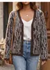 Roupas Femininas Mais Vendidas da Amazon 2026 Outono Nova Moda Simples Retrô Camisa de Malha Camada