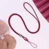 Lanyard para Teléfono de Cable Hecho a Mano Colgante de Nudo Plano Correa para el Cuello del Teléfono Correa Anti-Pérdida para Tarjetero y Unidad USB