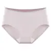 Ropa Interior de Mujer de Color Sólido Simple, Algodón Puro 7A Antibacteriana, Amigable con la Piel, Suave, Calzones Sin Costuras para Yoga Fitness para Mujer