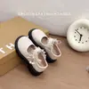 Zapatos de piel para niña, nueva colección primavera/otoño 2026, zapatos de actuación para niños, zapatos de baile negros, zapatos de princesa, para niños de tamaño mediano y grande, al por mayor