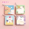 Mini Caderno Fofo para Estudantes, Caderno de Vocabulário de Bolso com Argolas, Caderno de Folhas Soltas, Prêmio de Presente Infantil