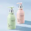Botella de Champú de 300 ml, Botella de Plástico con Dispensador Cónico para Champú y Gel de Ducha, Botella de Champú de 300 ml