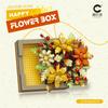 Senbao 611050 Caja de Música de Té de Flores Juguete de Ensamblaje Infantil Compatible con Bloques de Construcción de Juguete de Alta Calidad Regalo de Flores Venta al por Mayor