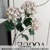 3 Flores de Hortensia Artificiales para Decoración de Pared, Decoración de Boda de Hotel, Flores Falsas para Arreglos de Boda, Arte Floral Paisajístico Artificial