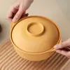 Cazuela para el hogar Tazón para fideos de dormitorio estudiantil Polvo de caracol Malatang Tazón rayado de PP Olla de comedor Tazón para bibimbap