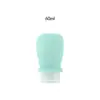 Botellas de Silicona para Viaje de Venta Caliente Transfronteriza con Correa Portátil para Loción Champú Botella de Almacenamiento para Trasvasar Exprimible