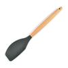 Juego de utensilios de cocina de silicona con mango de haya para cocina, juego de 9 piezas, cuchara y pala para cocinar.