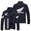 Nueva chaqueta con logotipo de automóvil para hombre, de primavera y otoño, a la moda, holgada, de comercio exterior europeo y americano, abrigo de piloto de talla grande, ropa para hombre