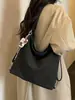 Bolso de axila coreano de gran capacidad para mujer, nuevo bolso tote de moda tendencia 2026, bolso de hombro de alta gama multiusos para el día a día