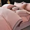 Conjunto de Quatro Peças de Leite Fleece Espesso Esculpido para Outono e Inverno Luxo Leve Totalmente Fosco Alta Gramatura Estilo Lençol de Ajuste de Fleece de Coral Conjunto de Quatro Peças