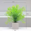 Manos de Sauce Dorado Artificial Transfronterizas, Flores Artificiales para Decoración de Escritorio en Casa, Flores Falsas de Plástico, Hojas de Plantas Verdes al por Mayor