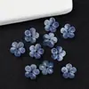 Contas de Flor de Ameixa Esmaltadas Gradiente de 10mm Contas de Flor Estereoscópicas Borradas Acessórios para Joias Brincos Grampos de Cabelo DIY Estilo Antigo