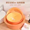 Lavabo doméstico, cubeta de plástico, tina para lavar ropa, lavabo de tamaño grande, versión engrosada, adecuado para dormitorios de estudiantes, para lavar ropa y como cubeta pequeña para lavar los pies